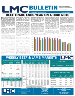 LMC Bulletin - Livestock and Meat Commission