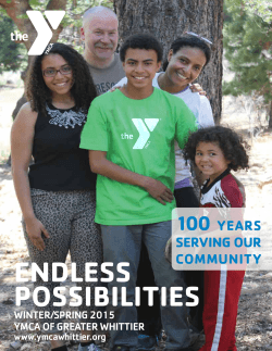 ENDLESS POSSIBILITIES - YMCA of Greater Whittier
