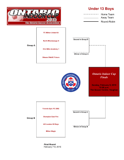 Under 13 Boys - Ontario Soccer Association