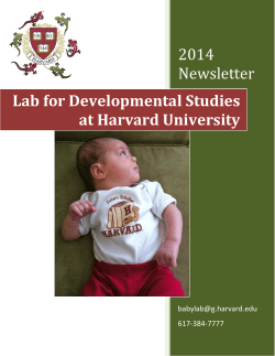 Lab for Developmental Studies at Harvard University