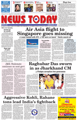 Air Asia flight to Singapore goes missing
