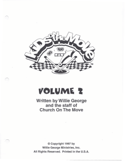 Written by Willie George and the staff of Church On