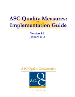ASC QC Implementation Guide 2.2 December 2014