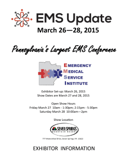Pennsylvania's Largest EMS Conference