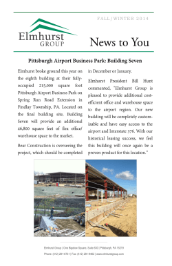 Newsletter - Elmhurst Group