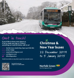Norfolk Green - Xmas Timetable 2014.cdr