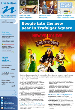 Boogie into the new year in Trafalgar Square