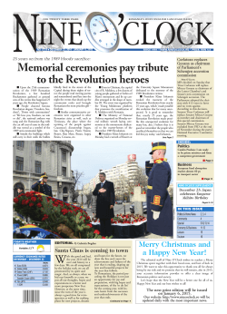 Memorial ceremonies pay tribute to the Revolution