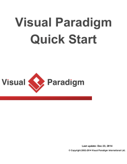 Visual Paradigm Quick Start