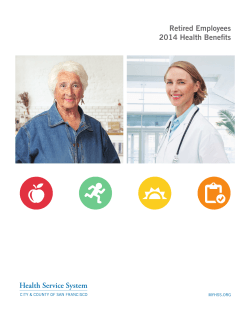 Retired Employees 2014 Health Benefits