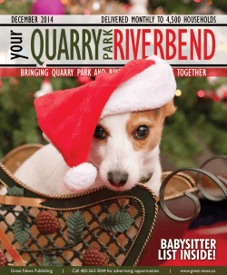Quarry Park/Riverbend - Great News Publishing