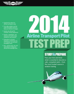 2014 Airline Transport Pilot Test Prep