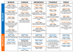 2015 January timetable (761kb pdf)