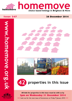 Brighton & Hove Homemove Latest Magazine