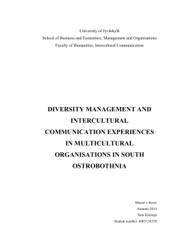 diversity management and intercultural communication