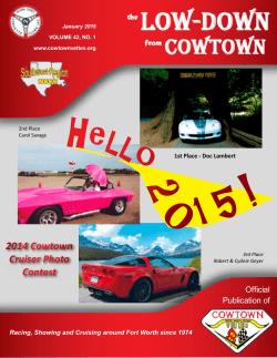 2014 Cowtown Cruiser Photo Contest