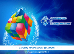 GSRM Profile - Global Solutions & Resource Management