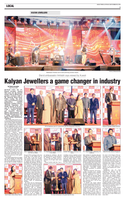 Kalyan Jewellers a game changer in industry