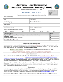 Registration - (FBI NAA)