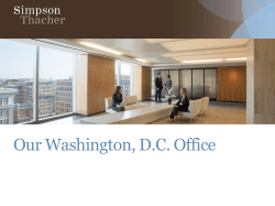 Our Washington, D.C. Office