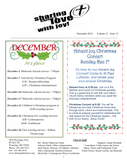 December Newsletter - St. Paul Lutheran Church