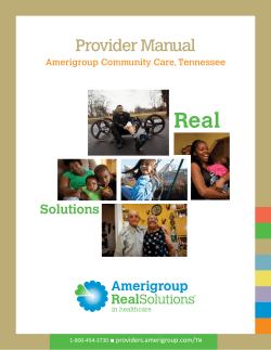 Medicaid Provider Manual