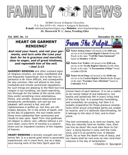 HEART OR GARMENT RENDING?