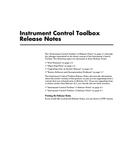 Instrument Control Toolbox Release Notes