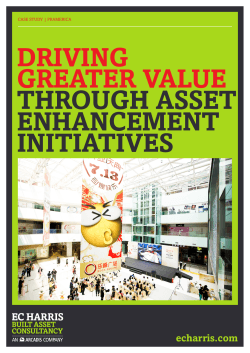 driving greater value through asset enhancement