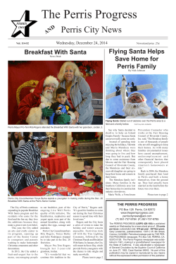 Breakfast With Santa - The Perris Progress / Perris City News Online