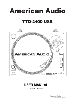 American Audio TTD 2400