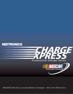 NASCAR Officially Licensed Battery Chargers