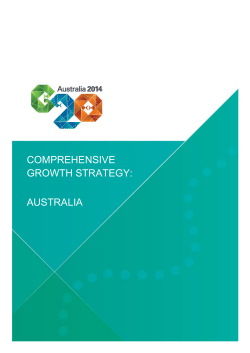 Comprehensive Growth Strategy - Australia