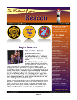 December 2014 Newsletter