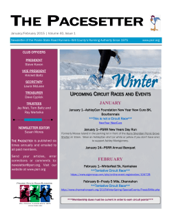 Jan/Feb Pacesetter is Here!