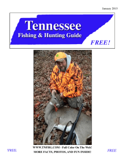 Issue - Tennessee Fishing and Hunting Guide