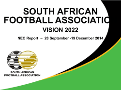 NEC Report - 28 September - 19 December 2014