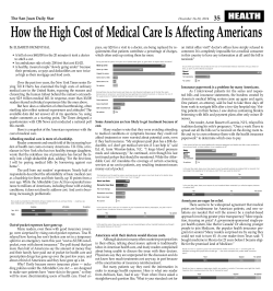 How the High Cost of Medical Care Is Affecting Americans