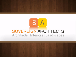 Profile - Sovereign Architects