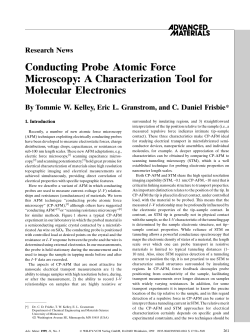 Conducting Probe Atomic Force Microscopy: A