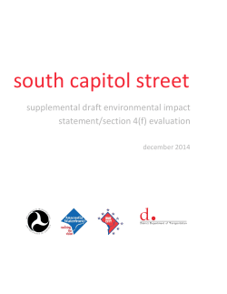 sdeis - South Capitol Street Corridor Project