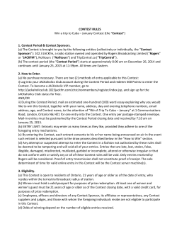 Full contest rules.