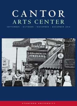 newsletter - Cantor Arts Center