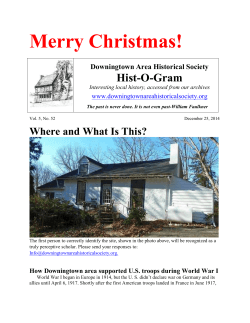 Read more - Downingtown Area Historical Society