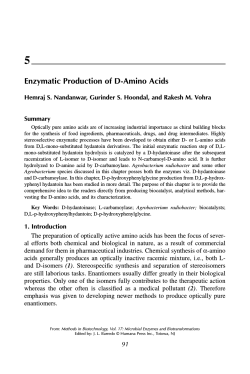 Enzymatic Production of D-Amino Acids