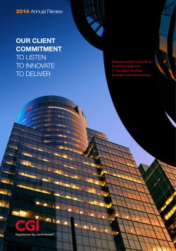 the 2014 Annual Review