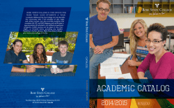 Academic Catalog - Rose State College