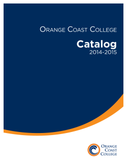 Course Catalog 2014-2015