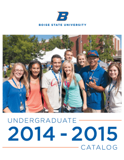 2014 2015 Undergraduate Catalog