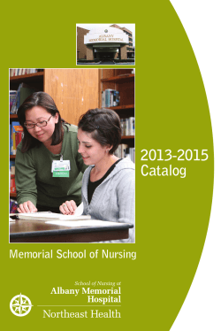 2013-2015 Catalog - Northeast Health